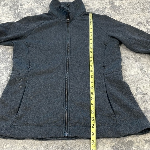 Lululemon Insculpt Jacket Heathered Gray Athletic Full Zip Fleece Lined - Picture 6 of 14